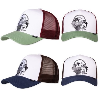 Djinns HFT Cap Lazy Mermaid Truckercap Meshcap Basecap Kappe Meerjungfrau Mütze