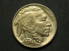 OLD COIN SALE! BEAUTIFUL AU 1938-D BUFFALO NICKEL COLLECTIBLE CONDITION LOT 51*