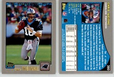 Chris Weinke 2001 Topps #380 Florida St Panthers RC Rookie
