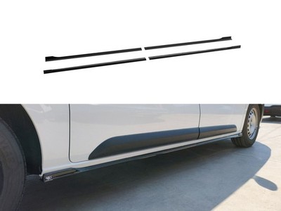 Side Skirts Extensions for Toyota Proace (MDZ/MPY) LONG 2016- Black