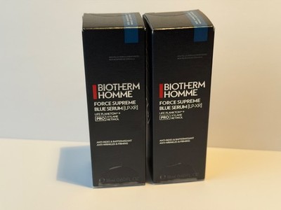 BIOTHERM HOMME 36 ml Force Supreme Blue Serum LP-XR Neu + Ovp 2x 18 ml
