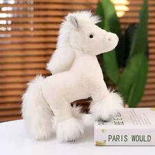 Horse Plush Toy 25cm Cute Soft Pony Stuffed Animal Doll Gift
