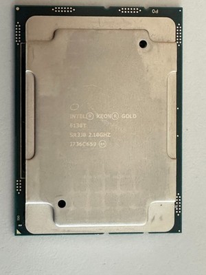 Intel Xeon Gold 6130T LGA3647 16C/32T 2.1GHz 22 MB 125W CPU Processor SR3J8