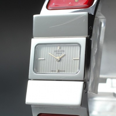 HERMES Loquet L01.210 Silver Dial Quartz 19mm Ladies Watch