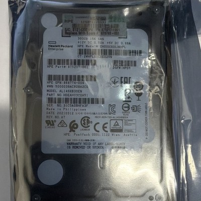 HPE 300GB 15K RPM SAS Internal Hard Disk Drive AL14SX830EN