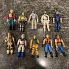 Lot Of 10 Vintage Gi Joe Cobra Figures For Customs, Repair, And To Complete Read