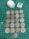 Lot of 21 40% Silver Kennedy Half Dollar 1967 Collectable Coin Stacking Junk