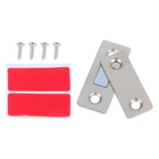 22 Sets Cupboard Magnetic Catch Steel Magnets For Sliding Door Closets