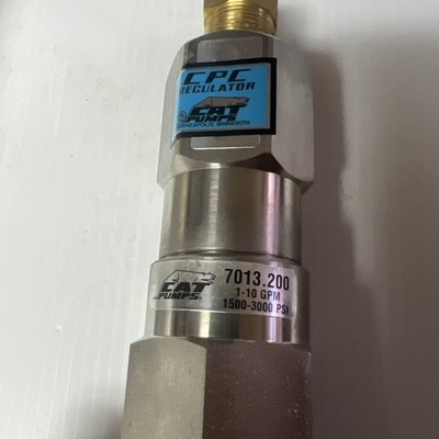 CAT Pumps Model 7013.200 Pressure Regulator 1500-3000 Psi.   1-10gmp