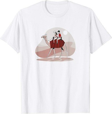Camel ride through the desert with a mask T-Shirt