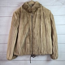 Vintage Saga Mink Brown Corded Women s Fur Co...