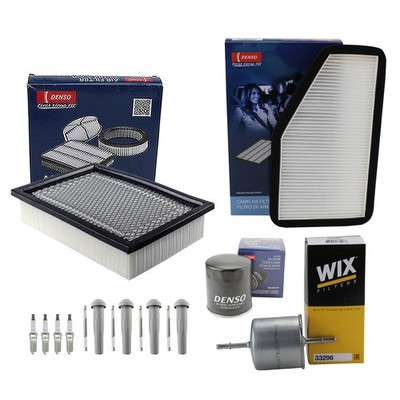 Denso Tune Up Kit NGK 4 Spark Plugs and Boots Kit for Escape Mariner 2.5L L4 7