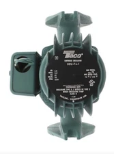Taco (0012-F4-1) Cast Iron Circulator Pump, 1/8 HP, 115V, Brand New In Box