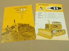 2 brochures AC Allis Chalmers HD11 bulldozer HD-11 EP EC E B probably 1960s