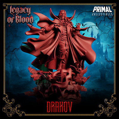 Vampire Lord Drakov Dracula Ravenloft Fantasy Miniature DnD Tabletop RPG