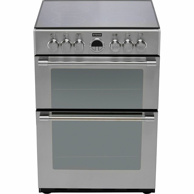 stoves sterling 600e electric cooker stainless steel