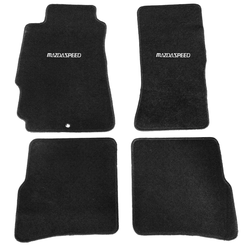 Fit For 04 12 Mazda RX 8 4DR Black Nylon Floor Mats Anti slip