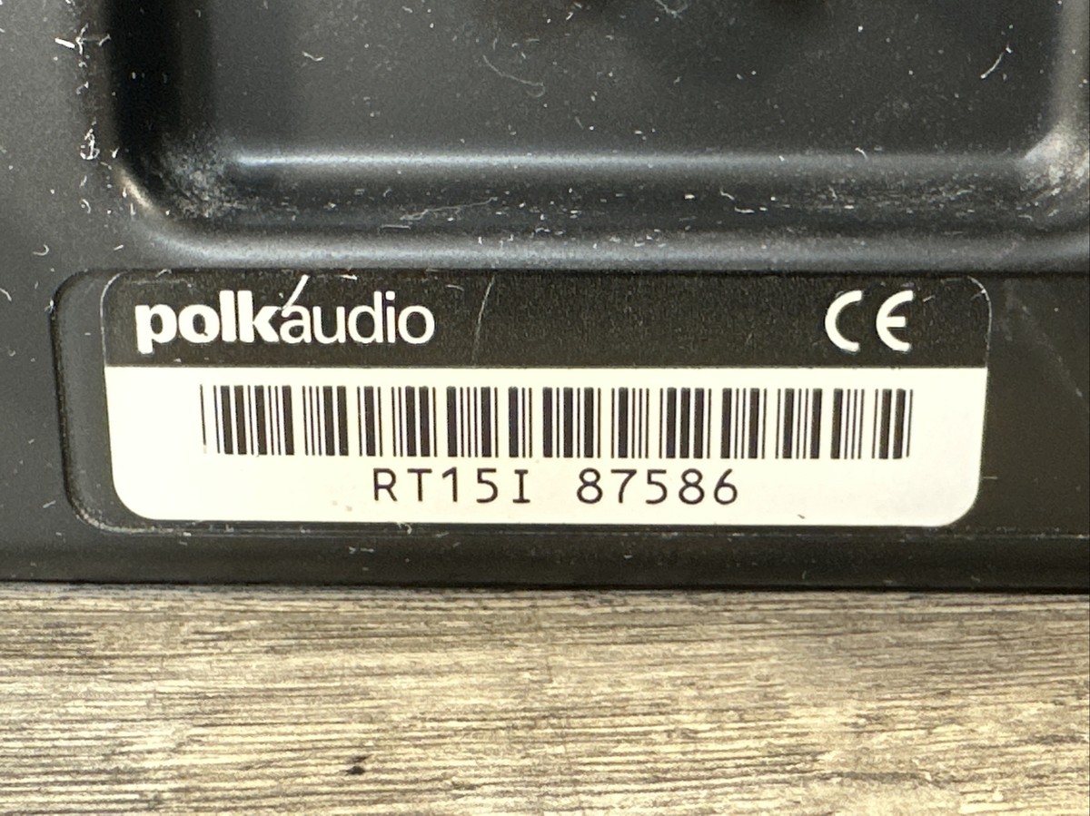 Pair (2) Polk Audio RT15I Bookshelf Speakers w Dynamic Balance