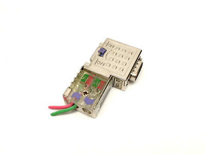 Brad Harrison PA9D01-42 D-Sub Connector w/ LEDs & Programming Port, 90 Degree