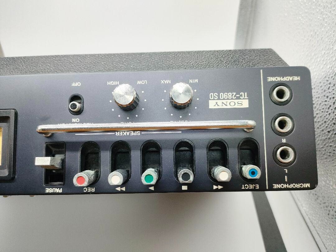 SONY ソニー ステレオ・カセットレコーダー TC-2890SD SONY TC-2890SD Cassette Recorder Densuke Series Fully