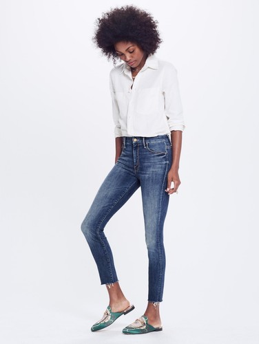 High Waisted Looker Ankle Fray 