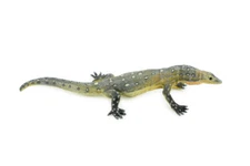 Monitor Lizard Painted Rubber Toy Figure Realistic Model, Replica 6" CH214 BB118
