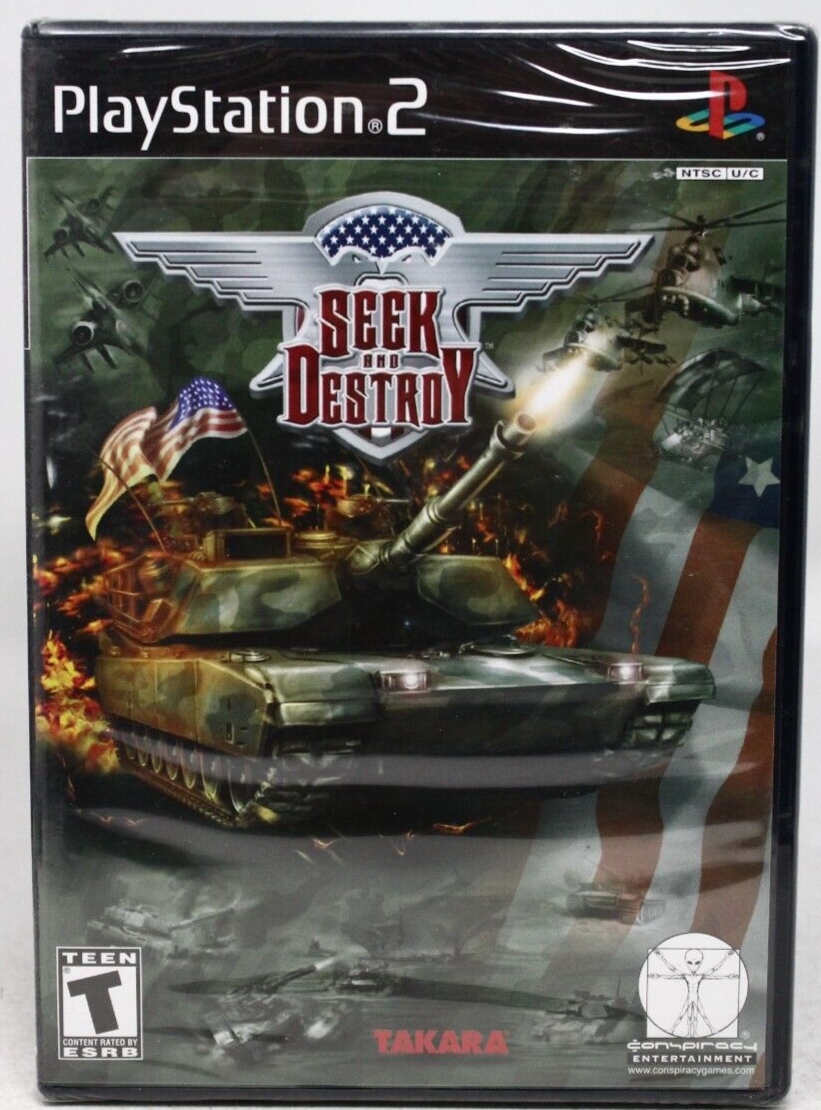 Seek and Destroy (Sony PlayStation 2, PS2, 2002) - New Sealed
