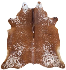 Real Cowhide Rug Salt and Pepper  - Size 6x 7-8' – Top Quality