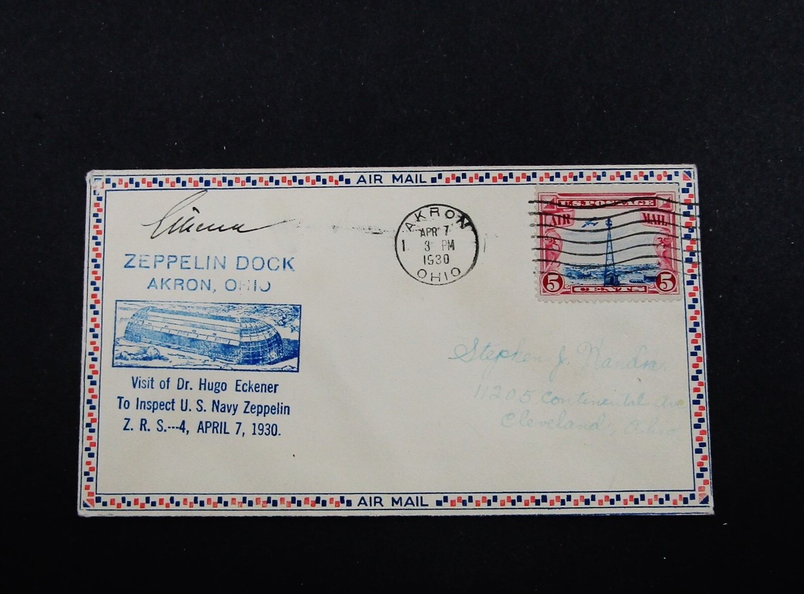 nystamps US Zeppelin Flight Cover Stamp C11 Used Paid 400 D8x2474 eBay