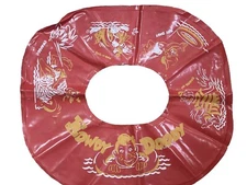 Vintage Kids Red Howdy Doody Inflatable Pool Swim Ring Life Saver Bob Smith