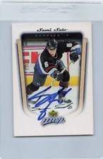 2005/06 MVP #375 Sami Salo Canucks Signed Auto *G2227