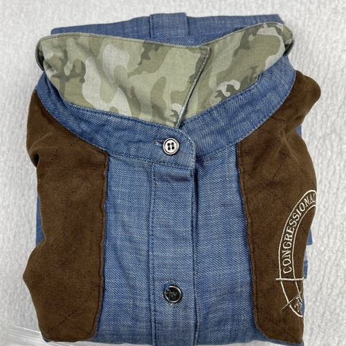 Mckenna Quinn Shirt Womens Size 12 Blue Shooting Hunting Target Sportsmen Hunter - 第 14/15 張圖片