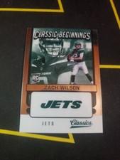 2021 Panini Classics Classic Beginnings Zach Wilson #CB-ZW Rookie RC