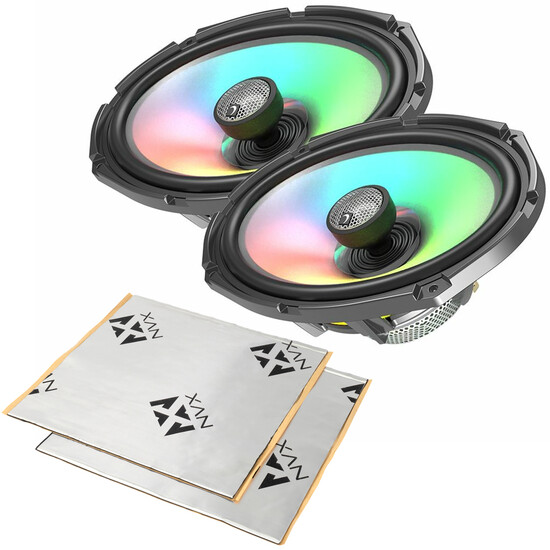 Динамик Diamond Audio HXM69F4 мощностью 150 Вт 6x9 для скрытого монтажа с демпфированием звука 8069000₽