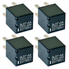 4Pcs 5L3T-AA 12VDC 20A 4Pins Automotiver Oil Pump Starting Relay 4Pins Same a...