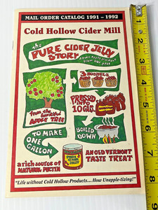 Cold Hollow Apple Cider Mill Vintage 1991 Catalog Waterbury Center Vermont