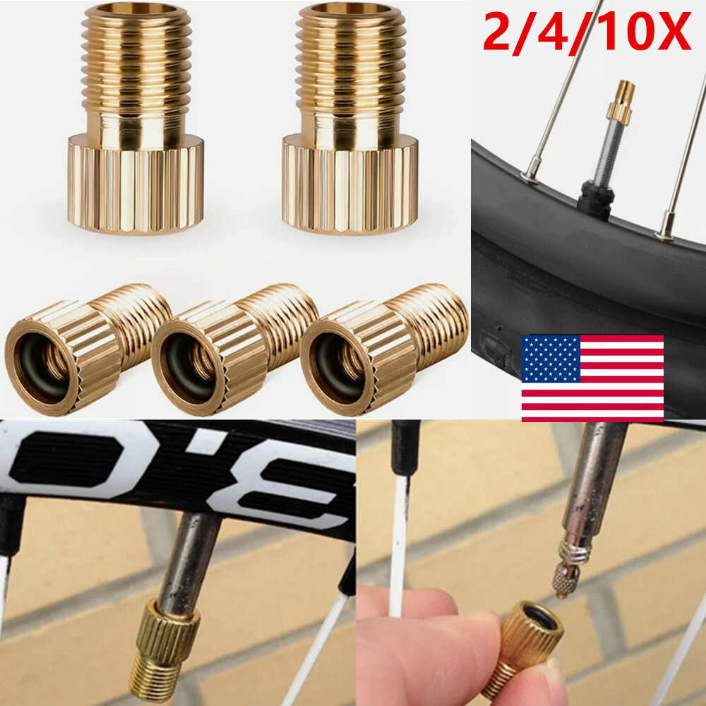 Presta Valve Bike Pump Adapter Presta To Schrader Valve Adapter 10