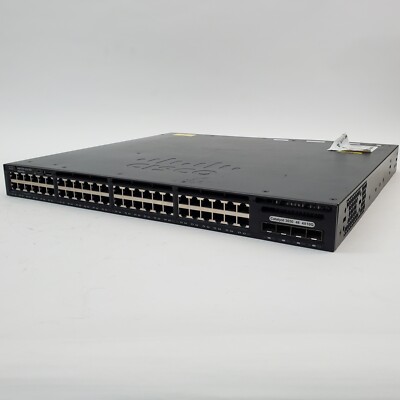 Cisco Catalyst 3650 48 PoE 4x10G 2016 (MSIP-REM-TNY-WS-C3650 ) w/250W PSU