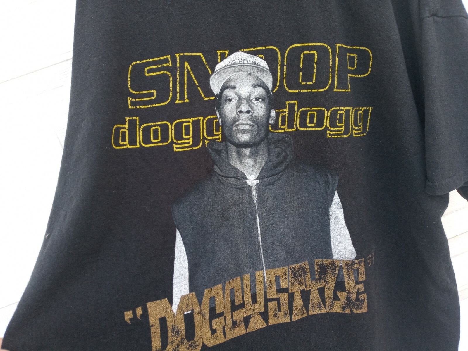 T-shirt Homme Snoop Dogg - Graphique "BOW WOW WOW" - Taille 2XL - Occasion Très Bon État
