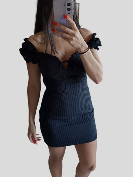 Vestido verano talla S summer Verano dress Mini Ajustado negro