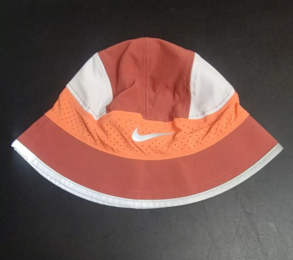 Nike Dri Fit Perforated Running Bucket Hat Adult Unisex Size M L