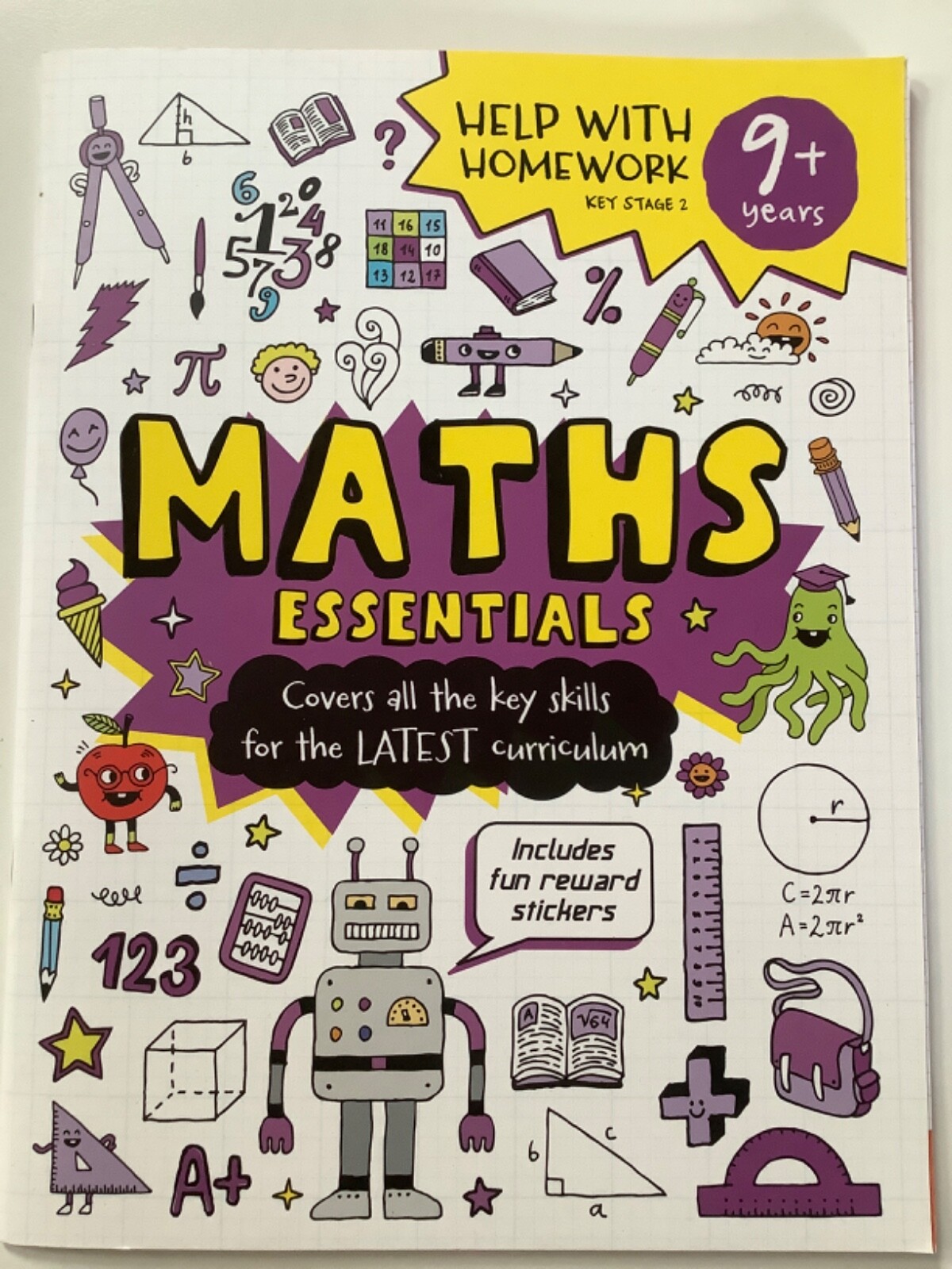 Help With Homework Key Stage 2, 9+ years , Maths Essentials by Igloobooks 2021