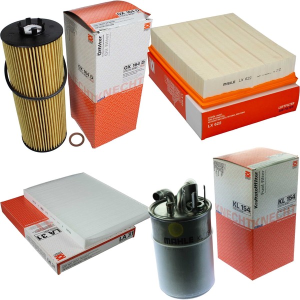 Mahle Kraftstofffilter Kl 154 Innenraum La 31 Luftfilter Lx 622 ÖLfilter Ox 164D-image