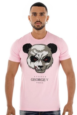 Men Designer T-shirt PINK. Design 
