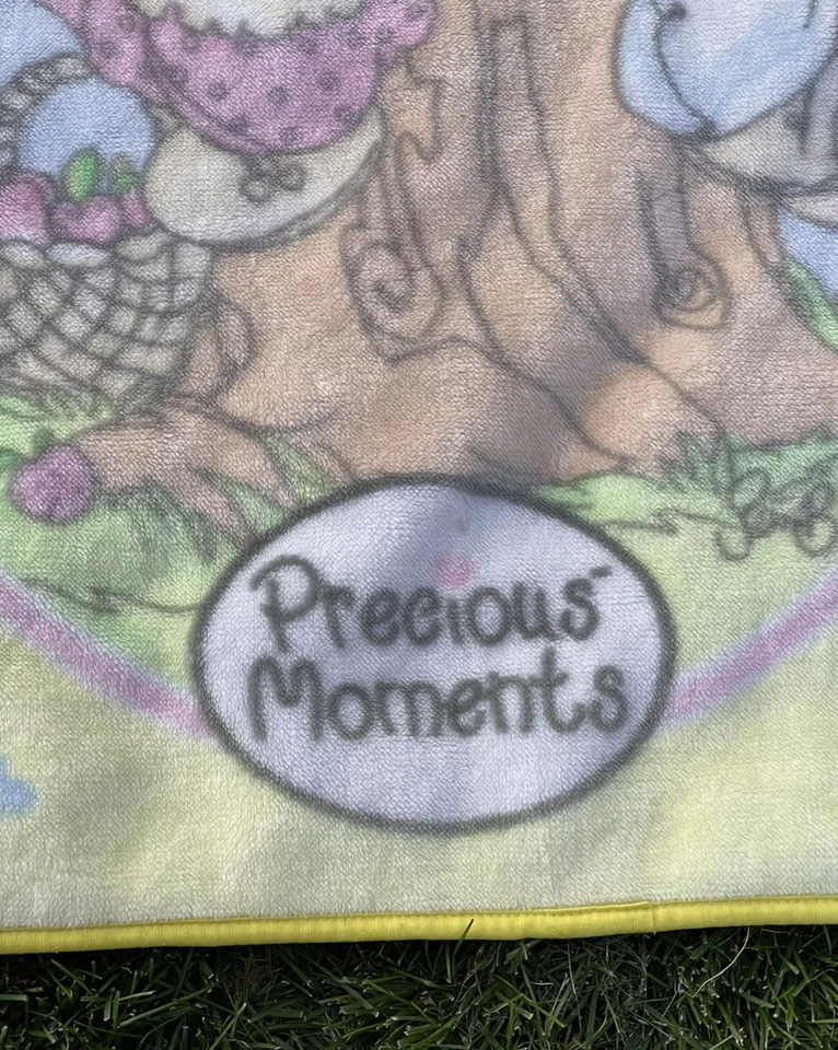 Manta de bebé Precious Moments Blankey niño niña peluche de lujo Northwest Company de colección Foto 4 de 4