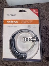Targus Defcon compact Design Coiled Laptop Cable Lock - PA417UCCL