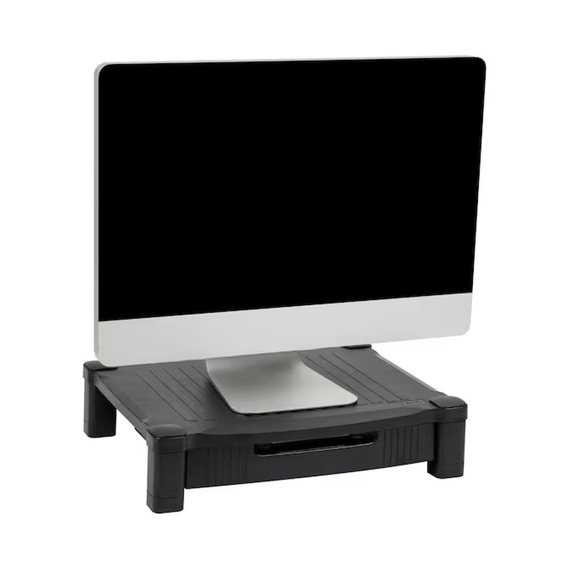 Monitor Stand Riser with Drawer Storage for Computer & Laptop Desk - Compatible-image