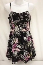 PRINCESS VERA WANG Sleeveless Dress Women's 5 Multi Color Floral Above Knee