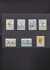 Kambodscha  Mi. Nr. 454 - 460 " Olympische Sommerspiele Los Angeles 1984 "