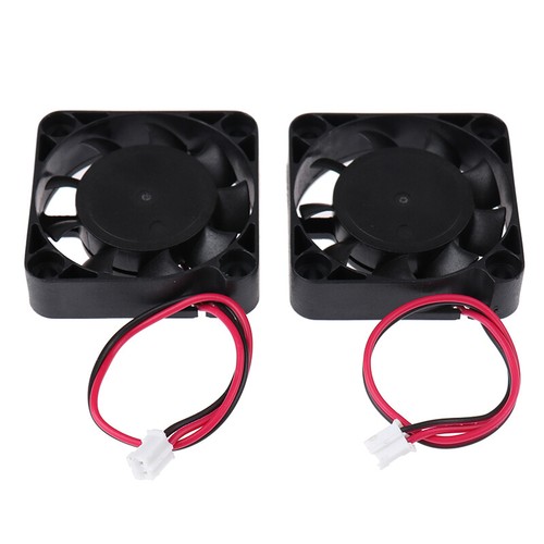 2pcs 12V Mini Cooling Computer Fan - Small 40mm x 10mm DC Brushless 2-pin O.1-wf - Photo 4/12